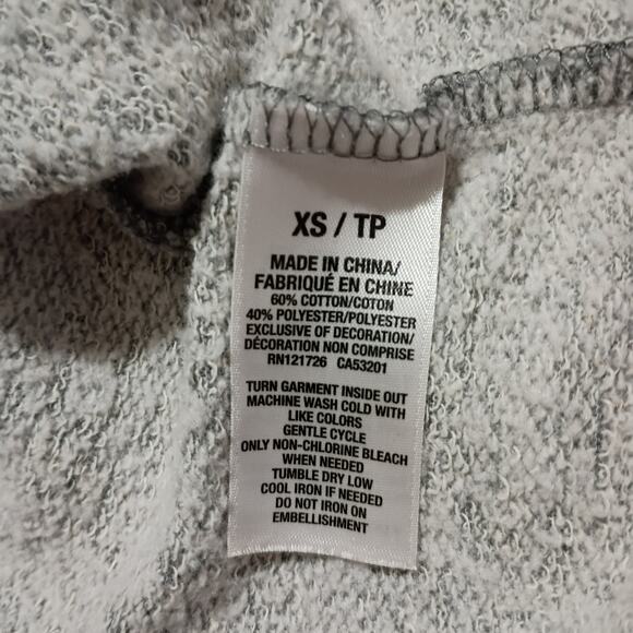 Ugly Christmas Sweatshirt XS Worn out Snowman! Oversized Grey raglan-sleeved - Picture 11 of 12